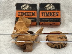 2x NOS TIMKEN L44649 L44610 44649/44610 Taper Roller Bearings In Original Boxes