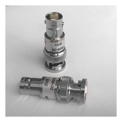 2W Q9/BNC Male to Female Attenuator DC-6GHz 50Ohm 3/6db 10db 15db 20db 30db 40db