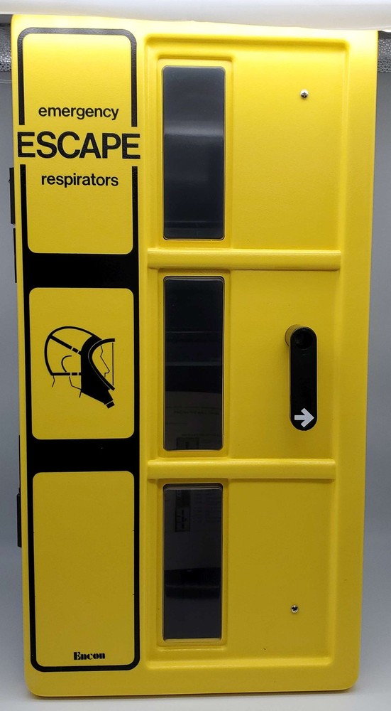 Encon Emergency Respirator Wall Case Full Size ABS Plastic 31″x16″x 11″ 01336001