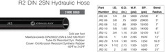 ** NEW 100ft R2-08 1/2″ SAE 100R2AT SN 2 WIRE HYDRAULIC HOSE FREE SHIPPING**
