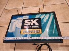 SK Facom Tools Hanging Lighted Sign Illuminated Light Box w/ Chain Vintage VTG