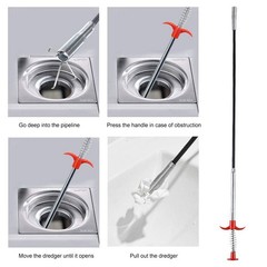 EKDJKK Plumbing Grabber, Sink Flexible 24 Inch, As Picture Show