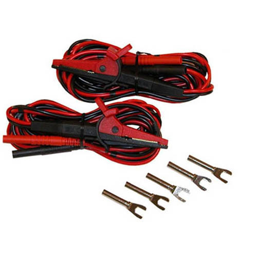 AEMC 2118.79 Kelvin Clips Test Leads,10ft., 10A