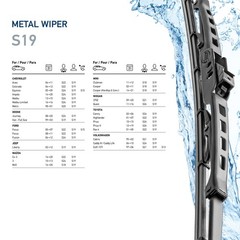 Hella OE Quality 19 Inch All Seasons Streak-Free Rubber Standard Wiper Blade …