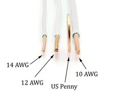 THHN / Building Wire – White Jacket – 10 Gauge Solid Copper UL UV – 25 Ft