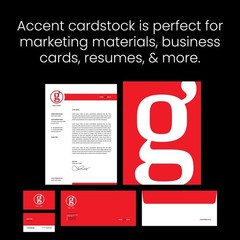 Accent Opaque 18” x 12” Cardstock Paper, 120lb, 325gsm, 500 Sheets -4 Reams