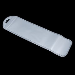 White Clear Plastic Package for Zip Retail Bags Lock Reclosable Hang Hole Pouch