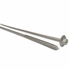 12″ – Galvanized Timber Tie – Hex Head Structural Screw – Great for Outdoor…