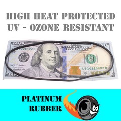 1LB Bulk Bag 7″ Inch Long Black UV #117B Rubber Bands USA XL Large Outdoor Gear