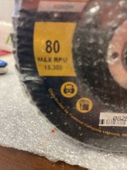 Premium BLACKSTONE Zirconia Flap Disc 4″ x 5/8″ 80 G Angle Grinder 10 Pack T29