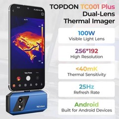 ⭐2026 TOPDON TC001 PLUS Dual-lens 256X192 IR Thermal Imaging Camera For Android