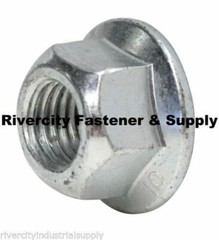 M14-2.0 All Metal Flange Top Lock Nuts 14mm x 2.0 DIN 6927 M14x2.0 Stover Nut