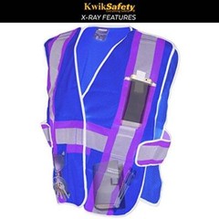 KwikSafety FIRST RESPONDER Class 2 Hi Vis Reflective ANSI Breakaway Safety Vest