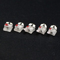 Dental Empower Cear Metal Self Ligating Brackets Orthodontic Braces Roth MBT 022