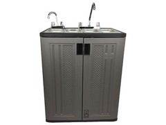 Mobile Concession Sink Portable Food Truck Trailer 4 Compartment Hand Wash Hot