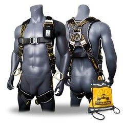 KwikSafety THUNDER DiamondBACK Safety Harness 3 D Ring Fall Protection ANSI OSHA