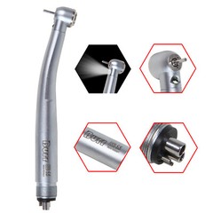 Dental E-generator LED Fiber Optic Air Turbine Handpiece 4 Hole fit KAV UDM4