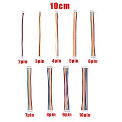 5PCS ZH 1.5mm 2/3/4/5/6/7/8/9/10P Double Head Electronic Cable Wire 10/20CM