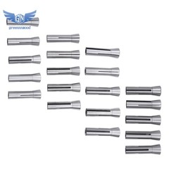 20 Pcs Set Metric R8 Collet Set 1mm to 20mm High Precison for Milling