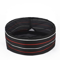 Kitchen Cooking Chef Hat Restaurant Service Flat Top Mesh Breathable Beanie Cap
