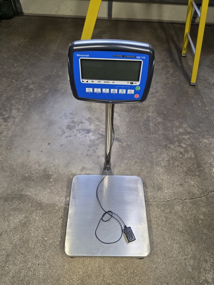 Brecknell 3900LP-100 Bench Scale with SBI110 Indicator, 100 lb x 0.02 lb, NTEP
