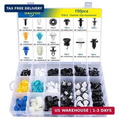150pcs for Tesla Body Interior and Exterior Retainer Fastener Clip Assortment