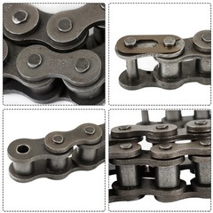 #80H Roller Chain 10 Feet With 1 Connecting Link Heavy Duty