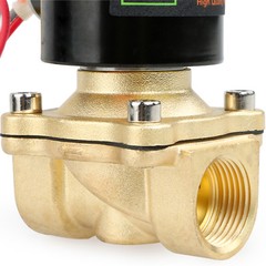 U.S. Solid 3/4″ Brass Electric Solenoid Valve 24V AC Air Water Oil N/C