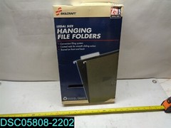 QTY=25: SKILCRAFT 8.5 x 14 in Hanging File Folder (Green) 071503730404