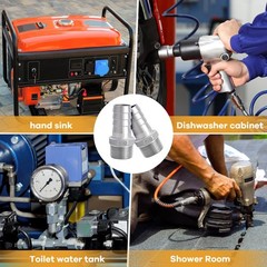 Stainless Steel Hose Barb Fitting,5/8″ Hose Barb to 1″ Male NPT, for Water Fu.