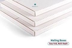 7 Inch 45 RPM Record Mailers (NOT for 12 LPs), 7.5 x 7.5 x 1.1 Inch Corrugated S