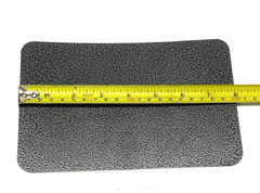 Metal Sheet Hammer Vein Texture Power Coat Silver Black 5” x 8” x .06”