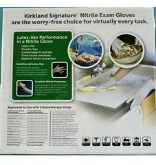 Kirkland Signature Nitrile Powder-Free Exam Gloves – MEDIUM- 400 Count