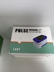 fingertip pulse oximeter lk87 blue