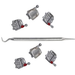 Dental Orthodontic Self-ligating Brackets MBT 022 345 Hooks With tool 20PCS/KIT