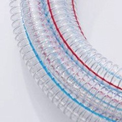 Reinforced PU Hose for Vacuum Cleaners 3/4 inch ID Steel Spiral Construction