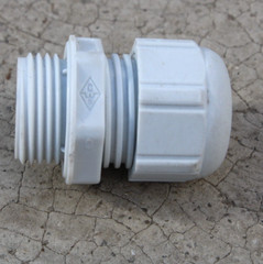 10pc Lot M20 White Waterproof Cable Gland Connector Cable Range M20 x 1.5mm
