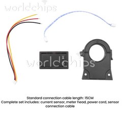 DC0-300V 50/100/200/400A Digital Current Voltage Meter Hall Ammeter Voltmeter