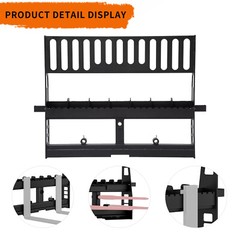 48″ Pallet Fork Frame Attachment for Skid Steers Tractors 4500lb Weight Capacity