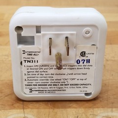 Intermatic TN311 Heavy Duty Timer, Indoor Use – USED