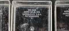 4 Hard Plastic Akro-Mills Replacement Drawers 20-445 Plastic Drawers
