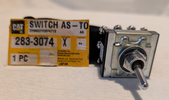 Genuine Caterpillar CAT 283-3074 32V Four Pole Toggle Switch Assembly 2833074