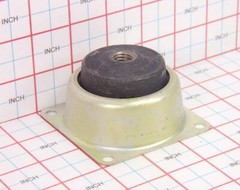 LORD Mfg. – 204PHC18-100 – Vibration Isolation Platform Shock Mount 3″ SQ. NOS
