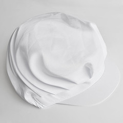 Chef Hat Adult Adjustable Elastic Baker Kitchen Cooking Cap, White, Women