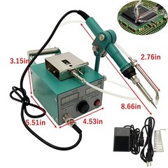 110V CXG378 Semi-automatic Soldering Table Feed Tin Spot Welder with Foot Switch