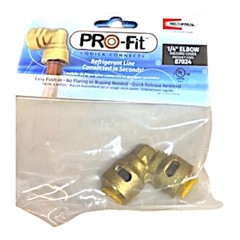 RectorSeal Pro-Fit 1/4″ Push Brass Quick Connect 90-Degree Elbow 87024