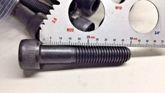 YFS CDC10050-15 Socket Head Cap Screw M10-1.5 x 50mm 12.9 (Pack Of 15) Black Pl