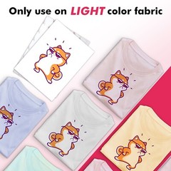 Koala Printable Inkjet Heat Transfer Paper Iron-on for Light T-shirt 25 Sheets