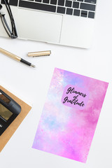 Pink Purple Clouds Gratitude Journal | Daily Thankfulness Journal