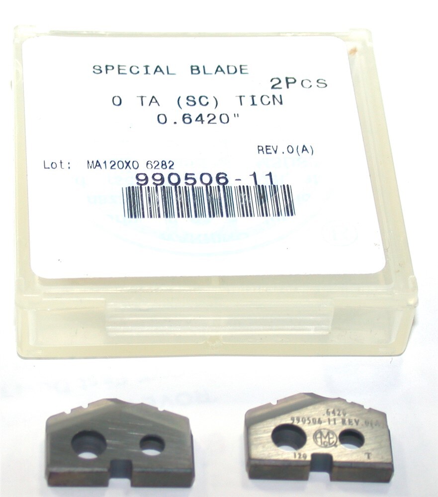 2 Allied Machine 990506-11 .642″ Spade Drilling TiCN Coated Inserts New